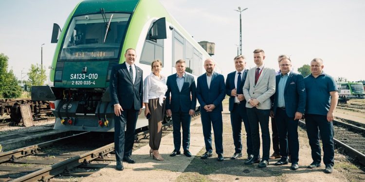 Zmodernizowany szynobus 1 UMWP