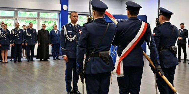 Inspektor Mariusz Kryszkowski nowym komendantem wojewódzkim 1 KWP Białystok