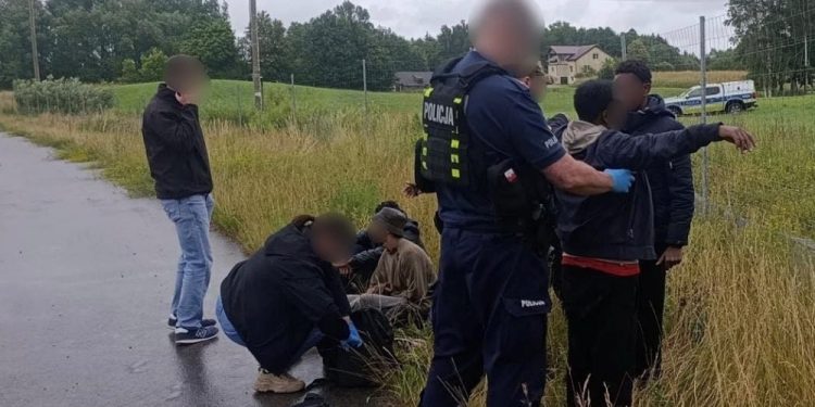 Obywatele Somalii i Maroka zatrzymani 1 KMP Suwałki