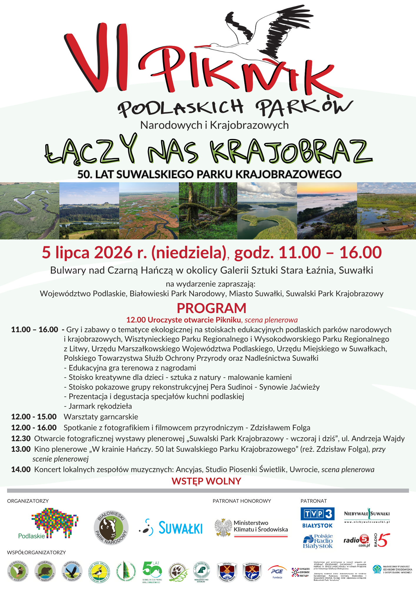 VI Piknik Podlaskich Parków Narodowych i Krajobrazowych 2 PROGRAM