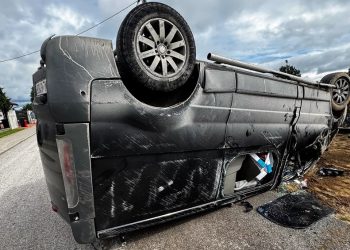 Groźna kolizja w Reglu 2 zdj. OSP w Nowej Wsi Ełckiej