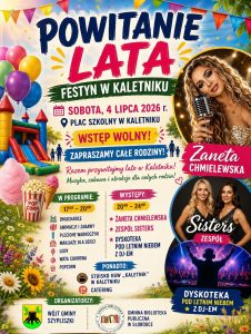 plakat festyn w kaletniku