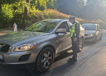 Akcja "Trzeźwość" na drogach powiatu giżyckiego 2 Fot. KPP Giżycko