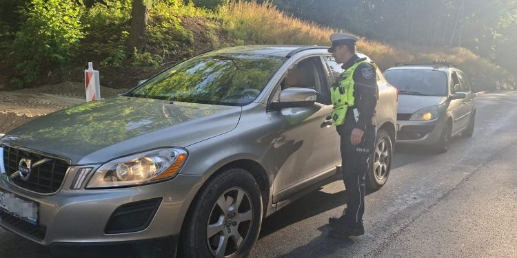 Akcja "Trzeźwość" na drogach powiatu giżyckiego 1 Fot. KPP Giżycko