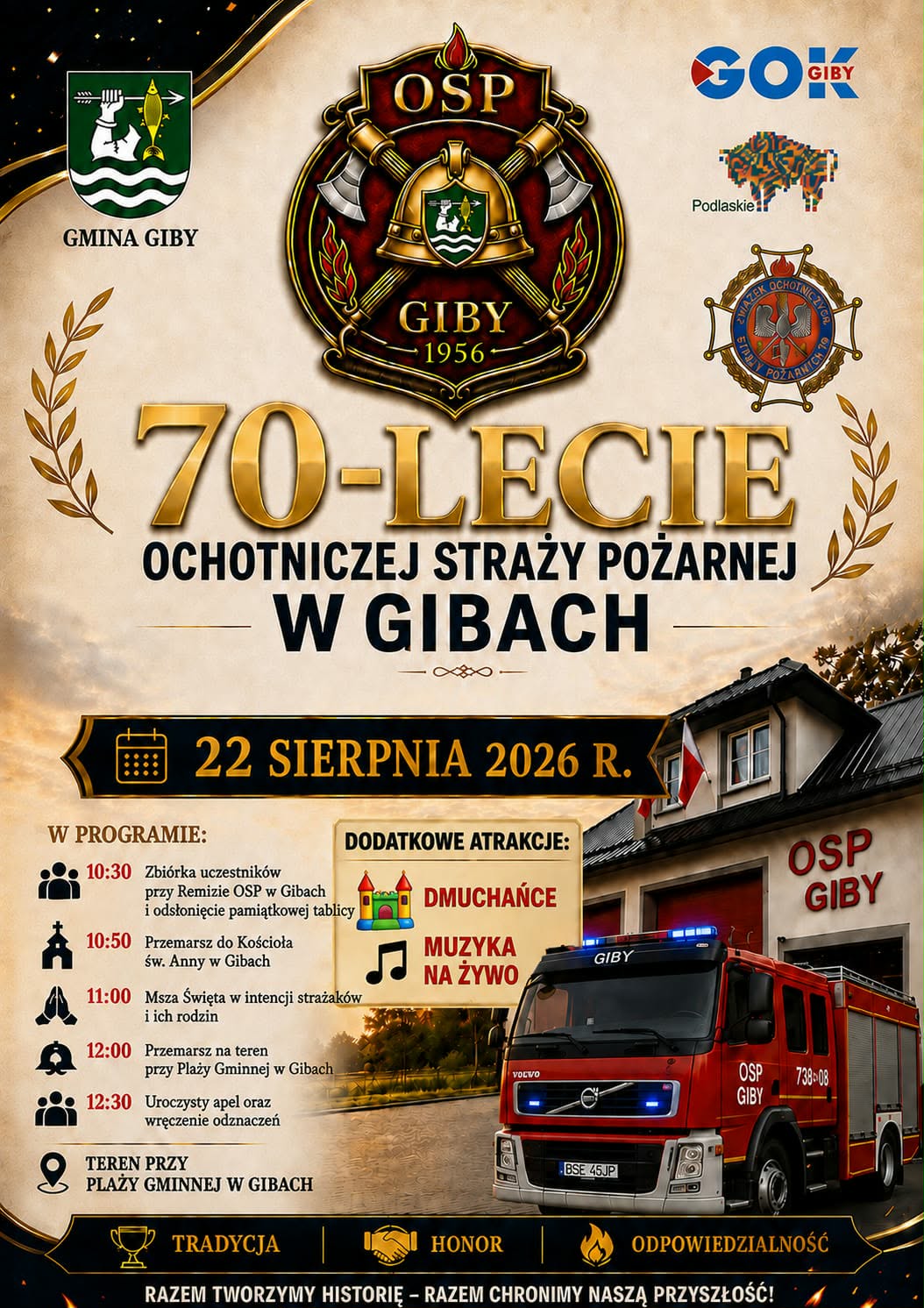 Obchody 70-lecia Ochotniczej Straży Pożarnej w Gibach 2 98dfbd90 f939 4124 b75a d0ff3e740b45 1