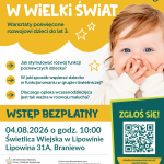 Bezpłatne warsztaty dla rodziców w Dubeninkach i Baniach Mazurskich 2 Braniewo plakat