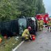 Groźny wypadek w okolicach Berkowa. Pięć osób poszkodowanych 10 Fot. OSP Wydminy