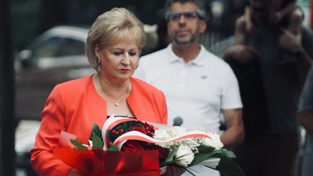 Uroczystość w godzinę wybuchu Powstania Warszawskiego 14 warszawskie 15
