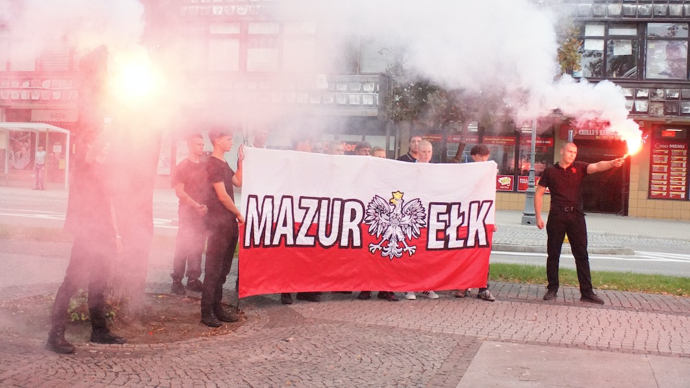 Uroczystość w godzinę wybuchu Powstania Warszawskiego 4 warszawskie 4