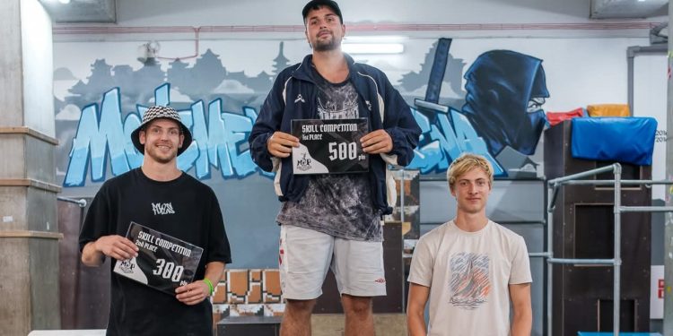 Medal na międzynarodowych zawodach parkour 1 000000000000000000000000000 crop