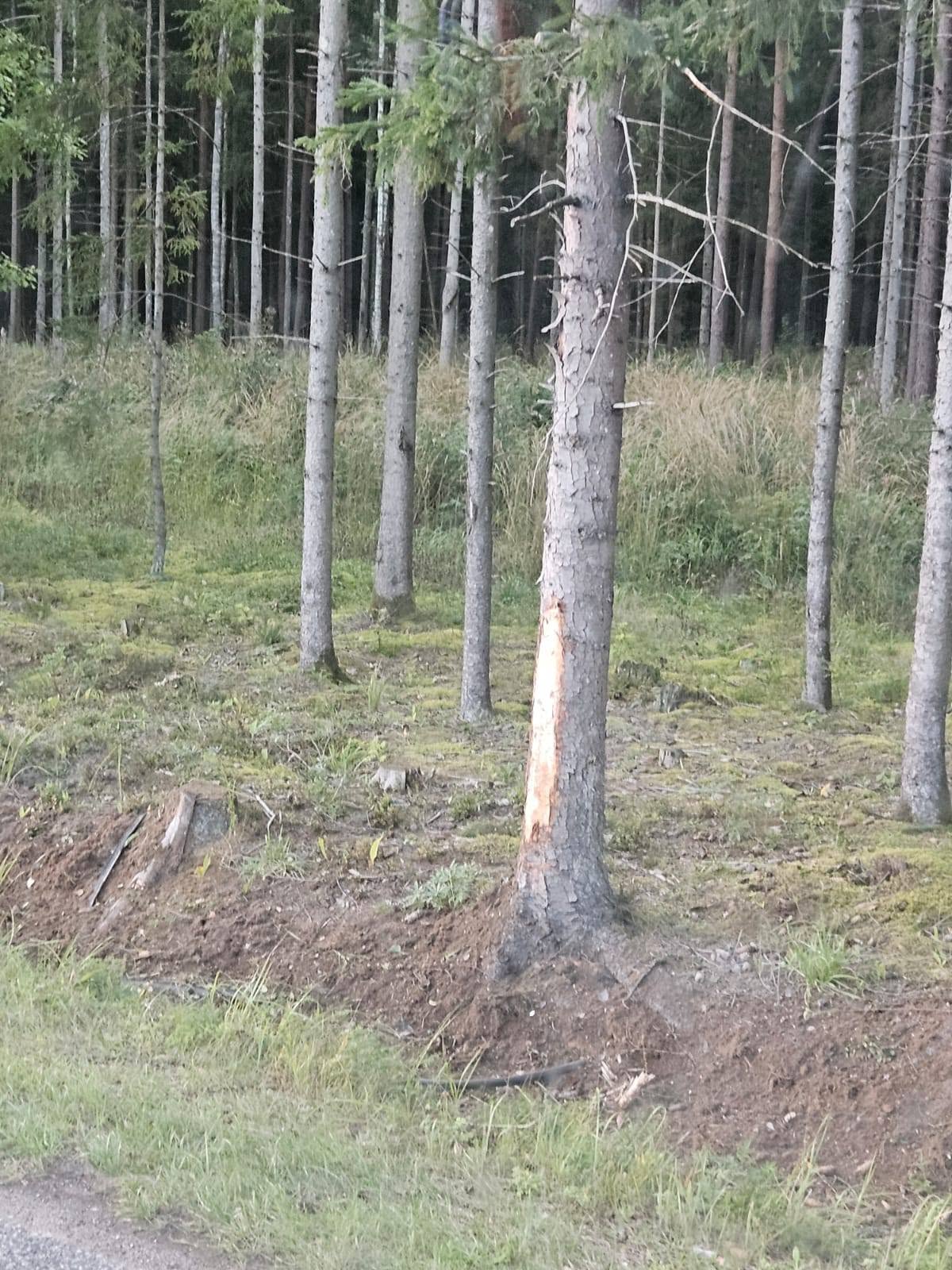 Dachowanie na trasie Tobołowo–Macharce 3 Dachowanie na trasie Tobolowo–Macharce 2