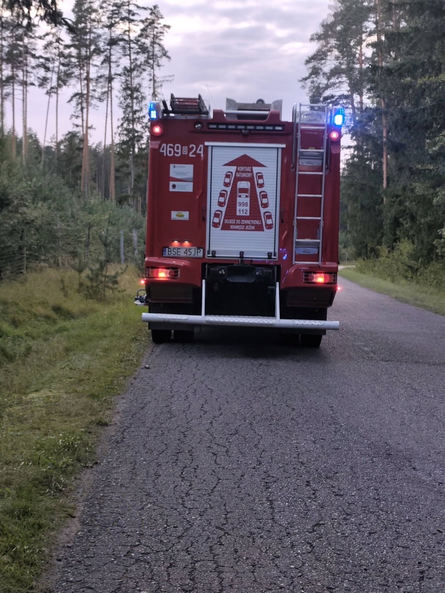Dachowanie na trasie Tobołowo–Macharce 2 Dachowanie na trasie Tobolowo–Macharce 3