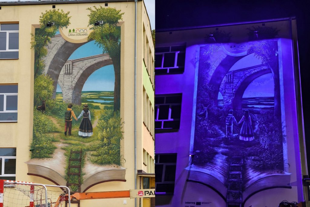 Mural Dubeninki foto Urząd Gminy Dubeninki