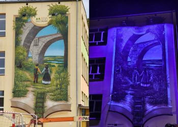Niezwykły mural w Dubeninkach 2 Mural Dubeninki foto Urząd Gminy Dubeninki