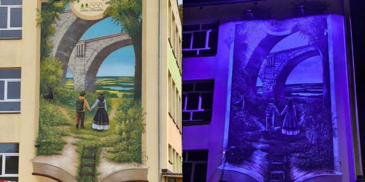 Mural Dubeninki foto Urząd Gminy Dubeninki