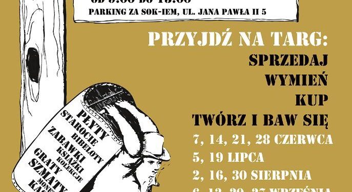 Pchli Targ w niedzielę 1 afisz pchli targ 2026