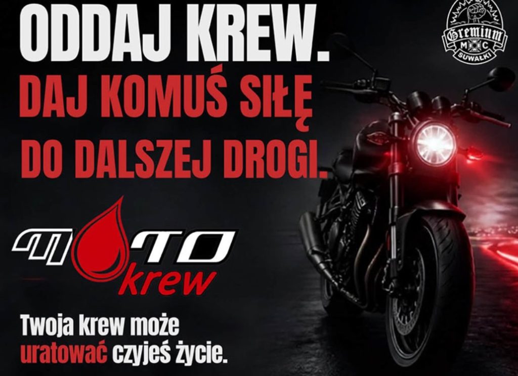 Motocykliści oddadzą krew 1 gremium