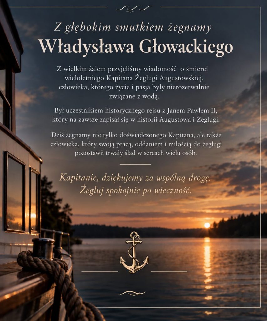 Zmarł kapitan Władysław Głowacki, który dowodził statkiem z Janem Pawłem II 1 papa