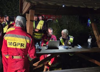 Wielogodzinne poszukiwania zakończone szczęśliwym finałem 7 zdj. KPP w Gołdapi