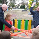 Nowy plac zabaw na Łąkach Biskupich w Sejnach oficjalnie otwarty 2 r