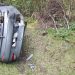 Zderzenie aut podczas wyprzedzania 10 zdj. KPP w Węgorzewie