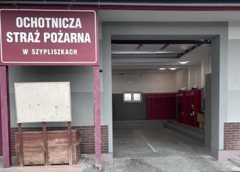 Garaż strażaków z Szypliszk przebudowany 2 OSP SZYPLISZKI GMINA SZYPLISZKI