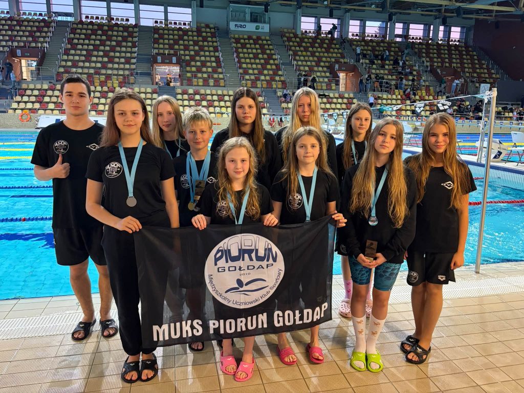 11 medali dla pływaków MUKS Piorun Gołdap 12 MUKS Piorun Gołdap