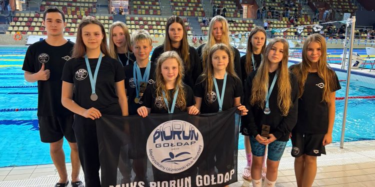 11 medali dla pływaków MUKS Piorun Gołdap 1 MUKS Piorun Gołdap