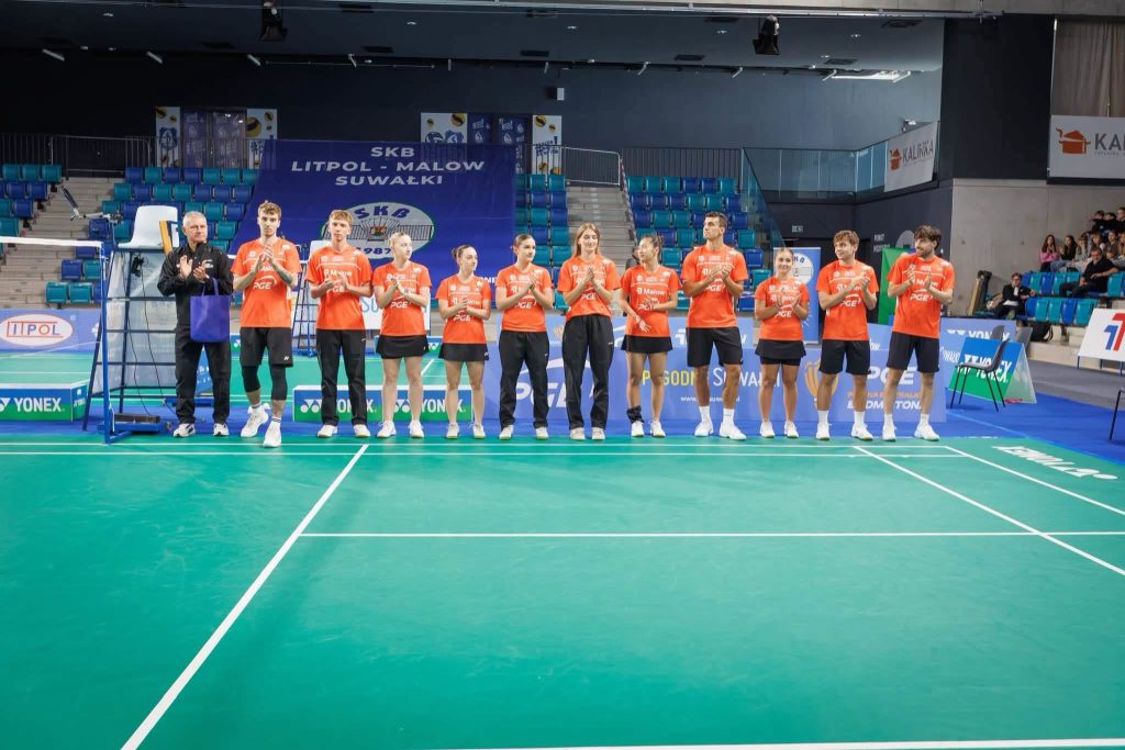 Badmintoniści SKB Litpol-Malow Suwałki, rozgromili u siebie UKS Unię Bieruń 7:0 1 badminton