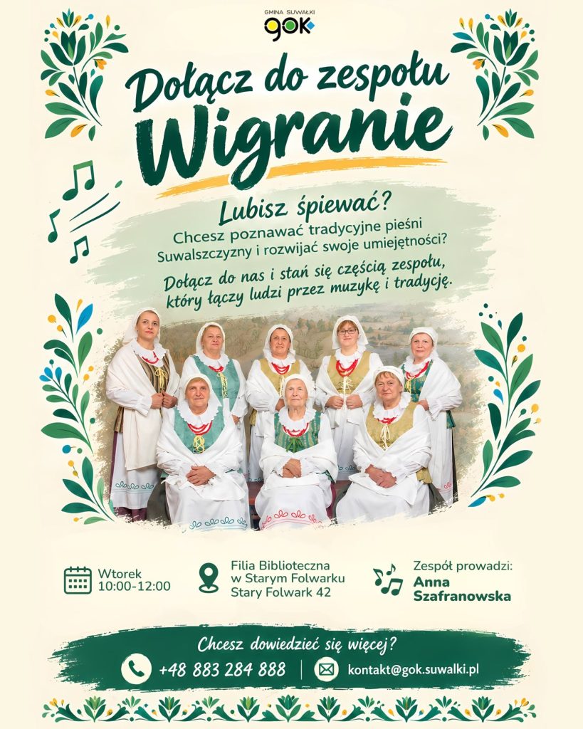 Zespół Wigranie zaprasza nowych członków 1 wigranie