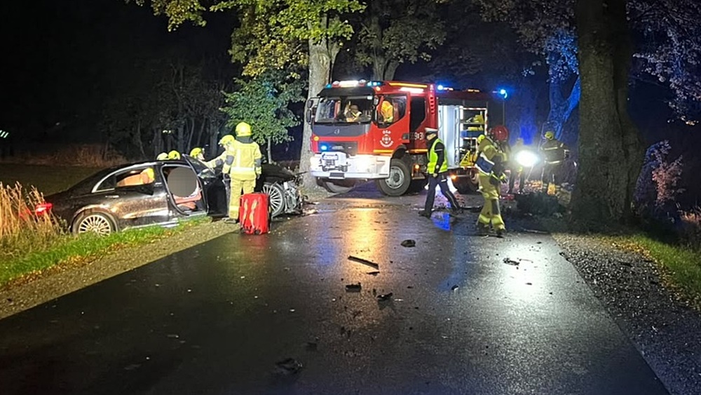 Trzy osoby poszkodowane w zdarzeniach drogowych 2 zdj. KPP w Wegorzewie 1