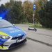 Patrol drogówki skontrolował kierującego hulajnogą. W ruch poszedł alkomat 11 zdj. KPP w Węgorzewie